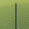 Ogrodzenie z słupkiem Zielony 1,5 x 25 m Stal