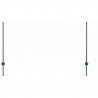 Ogrodzenie z słupkiem Zielony 1 x 50 m Stal i PVC