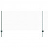 Ogrodzenie z słupkiem Zielony 1 x 50 m Stal i PVC