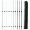 Ogrodzenie z słupkiem Zielony 1 x 50 m Stal i PVC