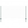 Ogrodzenie z słupkiem Zielony 1,2 x 50 m Stal i PVC