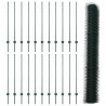 Ogrodzenie z słupkiem Zielony 1,2 x 50 m Stal i PVC