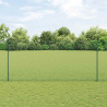 Ogrodzenie z słupkiem Zielony 1,4 x 50 m Stal i PVC