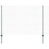 Ogrodzenie z słupkiem Zielony 1,5 x 50 m Stal i PVC