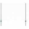 Ogrodzenie z słupkiem Zielony 1,5 x 50 m Stal i PVC