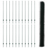 Ogrodzenie z słupkiem Zielony 1,6 x 50 m Stal i PVC