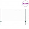 Ogrodzenie z słupkiem Zielony 1 x 100 m Stal i PVC