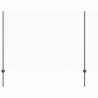 Ogrodzenie z słupkiem Szary 1,6 x 10 m Stal i PVC