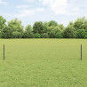 Ogrodzenie z słupkiem Szary 0,4 x 25 m Stal