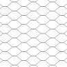 Ogrodzenie z słupkiem Szary 1 x 25 m Stal