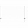 Ogrodzenie z słupkiem Szary 1 x 25 m Stal