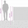 Ogrodzenie z słupkiem Szary 1,2 x 25 m Stal