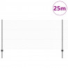 Ogrodzenie z słupkiem Szary 1,2 x 25 m Stal
