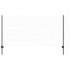 Ogrodzenie z słupkiem Szary 1,2 x 50 m Stal i PVC