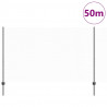 Ogrodzenie z słupkiem Szary 1,4 x 50 m Stal i PVC