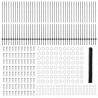 Ogrodzenie z słupkiem Szary 1,5 x 100 m Stal i PVC