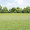 Ogrodzenie z słupkiem Srebrny 0,4 x 10 m Stal