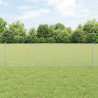 Ogrodzenie z słupkiem Srebrny 0,6 x 10 m Stal