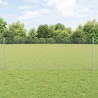 Ogrodzenie z słupkiem Srebrny 0,8 x 10 m Stal