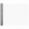 Ogrodzenie z słupkiem Srebrny 1 x 10 m Stal