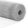 Ogrodzenie z słupkiem Srebrny 1,2 x 10 m Stal
