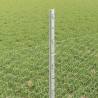 Ogrodzenie z słupkiem Srebrny 0,5 x 25 m Stal