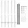 Ogrodzenie z słupkiem Srebrny 1,2 x 25 m Stal