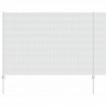 Ogrodzenie z słupkiem Srebrny 1,5 x 25 m Stal
