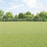 Ogrodzenie z słupkiem Srebrny 1 x 50 m Stal
