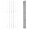 Ogrodzenie z słupkiem Srebrny 1,4 x 50 m Stal