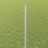 Ogrodzenie z słupkiem Srebrny 1,4 x 50 m Stal