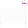 Ogrodzenie z słupkiem Srebrny 1,5 x 50 m Stal
