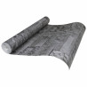 Tapeta 3D z wzorem kamieni, czarna, 10x0,53 m, flizelina