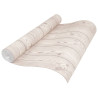 Tapeta 3D, z wzorem desek, szara, 10x0,53 m, flizelina