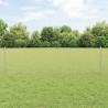 Ogrodzenie z słupkiem Srebrny 0,6 x 100 m Stal