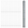 Ogrodzenie z słupkiem Srebrny 1,6 x 100 m Stal