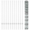Ogrodzenie z słupkiem Srebrny 1,2 x 25 m Stal