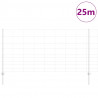 Ogrodzenie z słupkiem Srebrny 1,2 x 25 m Stal