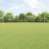 Ogrodzenie z słupkiem Srebrny 1,2 x 25 m Stal