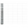 Ogrodzenie z słupkiem Srebrny 1,2 x 25 m Stal