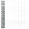 Ogrodzenie z słupkiem Srebrny 1,2 x 25 m Stal