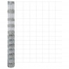 Ogrodzenie z słupkiem Srebrny 1,4 x 25 m Stal