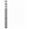 Ogrodzenie z słupkiem Srebrny 1,6 x 25 m Stal