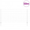 Ogrodzenie z słupkiem Srebrny 1,2 x 50 m Stal