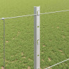 Ogrodzenie z słupkiem Srebrny 1,2 x 50 m Stal