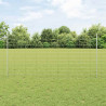 Ogrodzenie z słupkiem Srebrny 1,2 x 50 m Stal