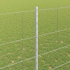 Ogrodzenie z słupkiem Srebrny 1,6 x 50 m Stal