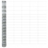Ogrodzenie z słupkiem Srebrny 1,6 x 50 m Stal