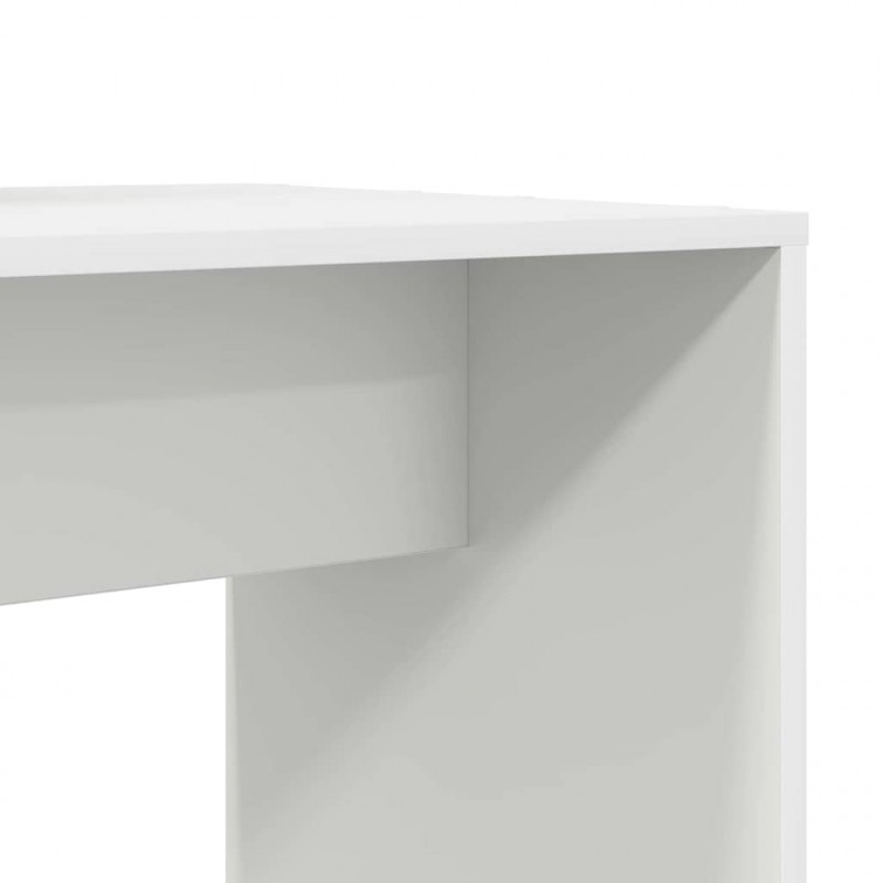 Biurko Biały 138,5 x 55 x 143 cm Materiał drewnopochodny