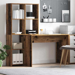 Biurko Stare drewno 138,5 x 55 x 143 cm Materiał drewnopochodny